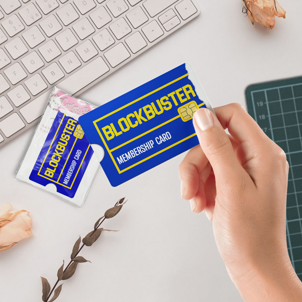Blockbuster Credit Card Skin - WKD DECALS.com