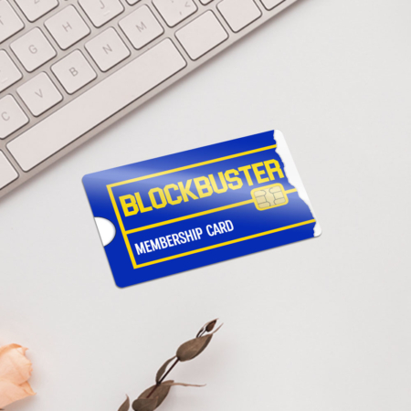 Blockbuster Credit Card Skin - WKD DECALS.com