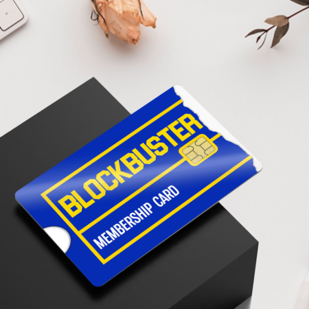Blockbuster Credit Card Skin - WKD DECALS.com