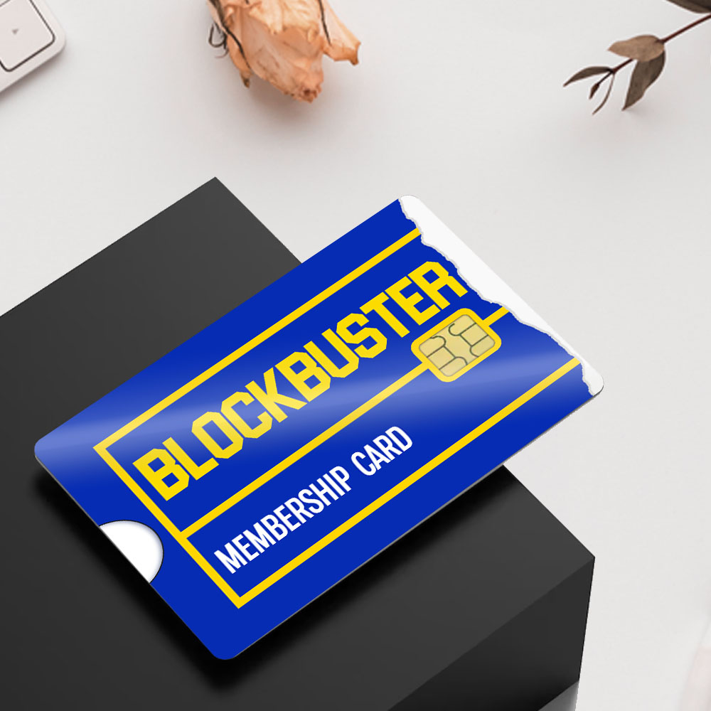 Blockbuster Credit Card Skin - WKD DECALS.com