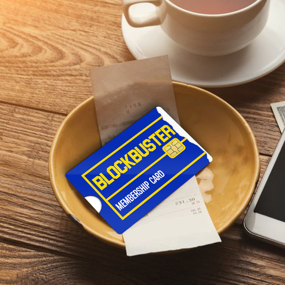 Blockbuster Credit Card Skin - WKD DECALS.com