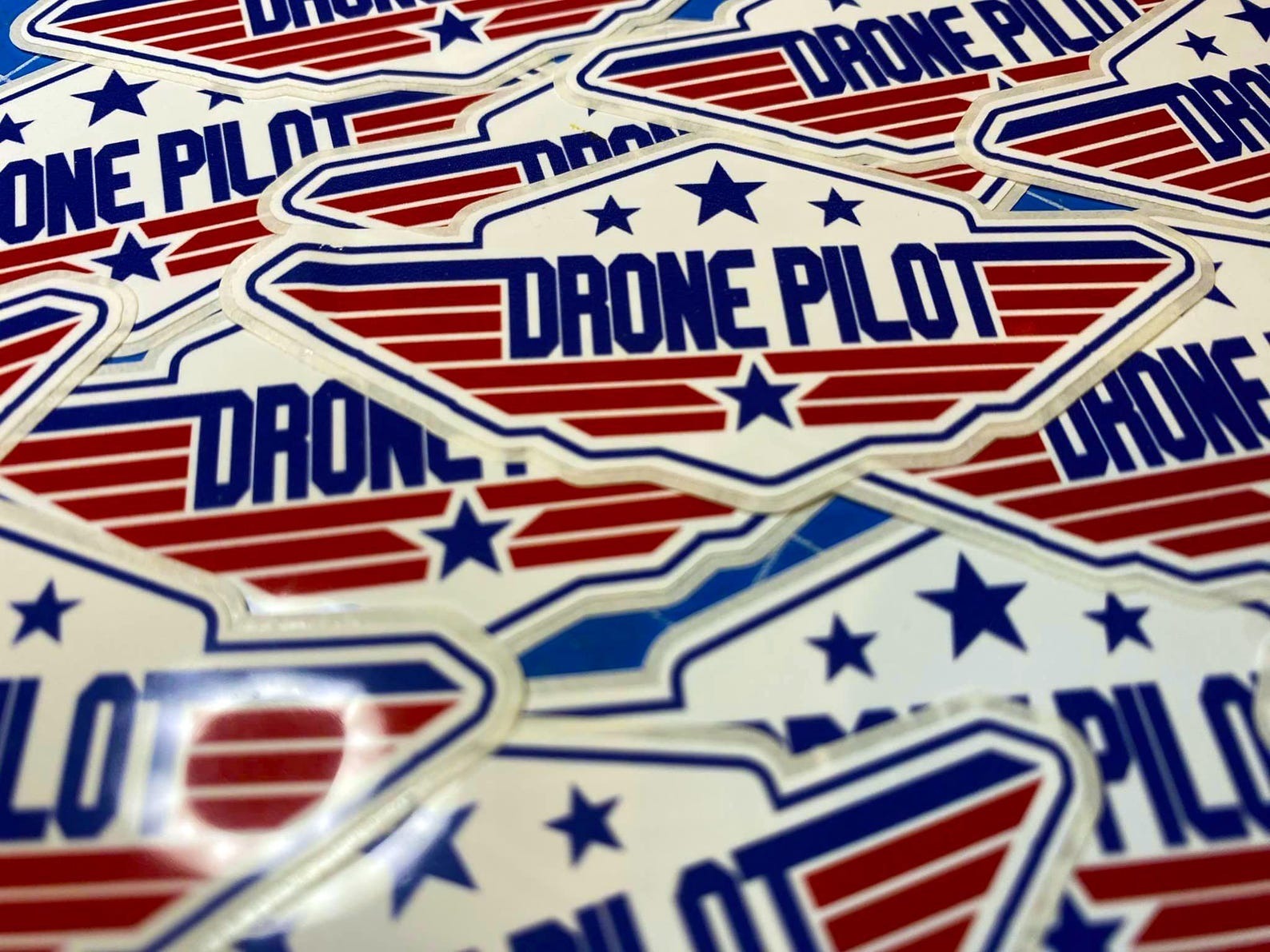 DronePilot 002 Sticker Coloured