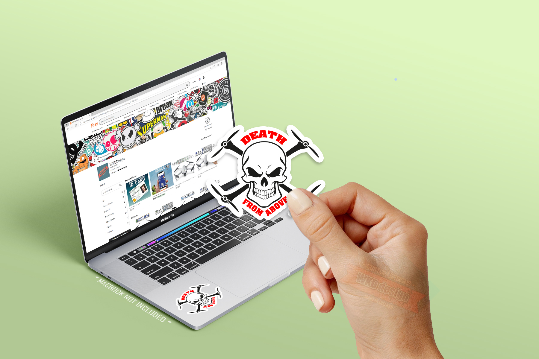 Death from Above Sticker - wkddecals.com