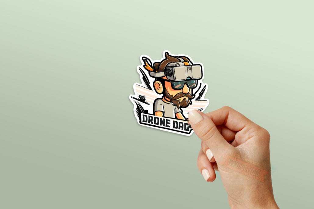 Drone Dad Sticker - wkddecals.com