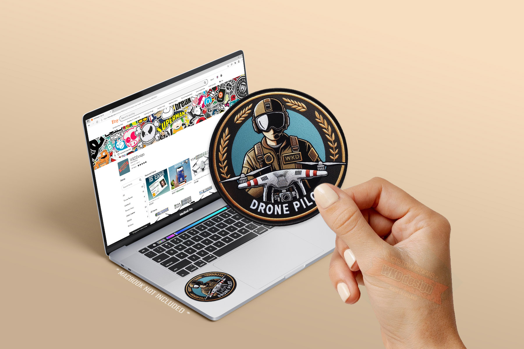 Sticker - DronePatch - wkddecals.com