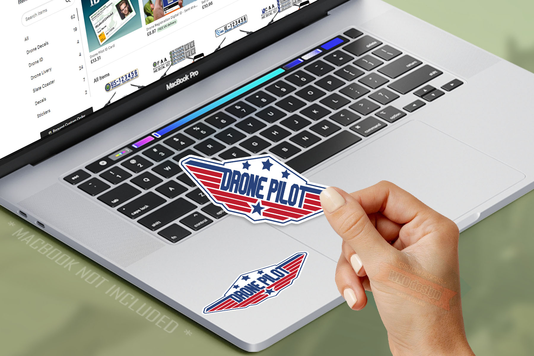 DronePilot 002 Sticker