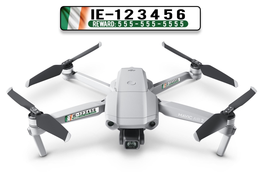 Country Flag Drone Registration Set