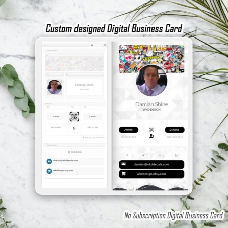 NFC Bamboo Business Card - Laser Engraved, NFC, Business Card - Tap-to-Share.