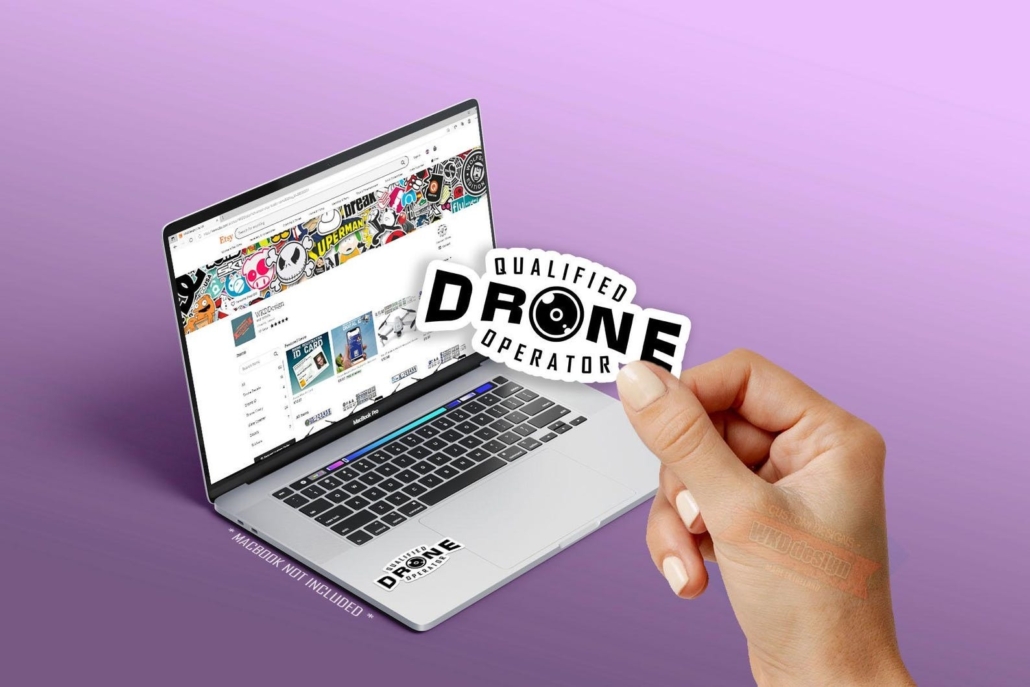 Qualified Drone Operator Sticker