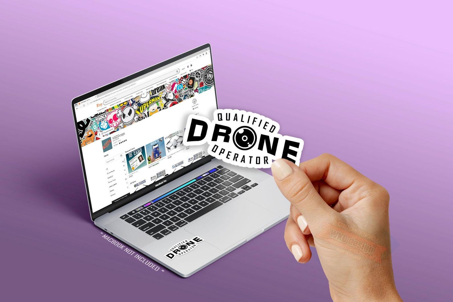 Qualified Drone Operator Sticker