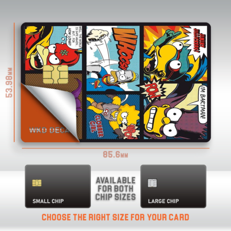 Bartman - The Simpsons - Credit Card Skin - WKDDECALS.com
