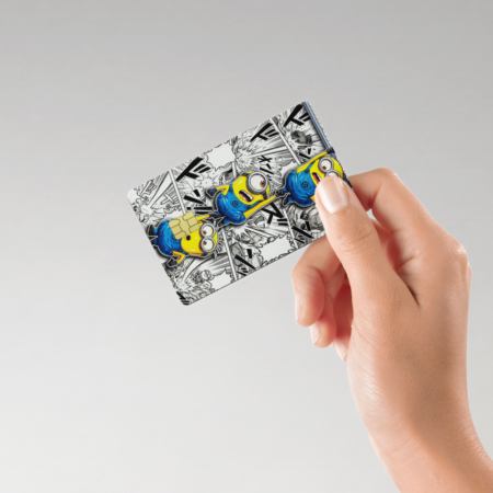 Hang in there Minions - Credit Card Skin - WKDDECALS.com