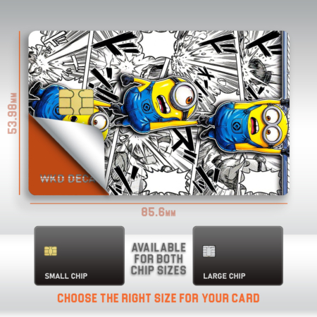 Hang in there Minions - Credit Card Skin - WKDDECALS.com Hang in there Minions - Credit Card Skin - WKDDECALS.com