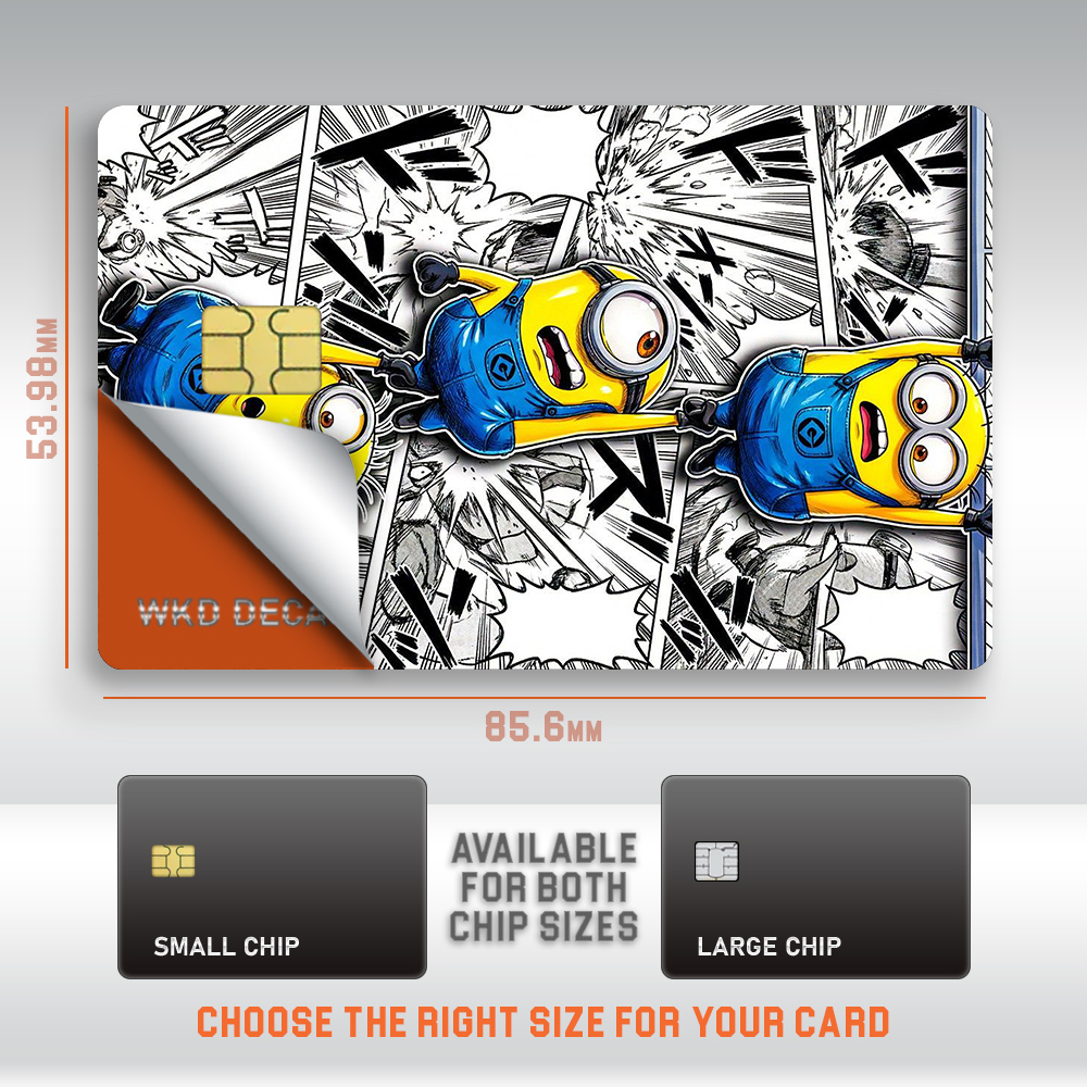 Hang in there Minions - Credit Card Skin - WKDDECALS.com Hang in there Minions - Credit Card Skin - WKDDECALS.com