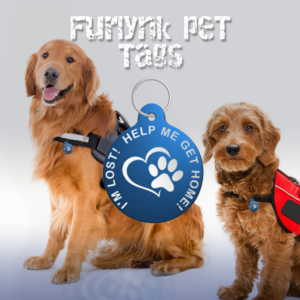 Furlynk Tag: Engraved Aluminium Dog Identity Tag