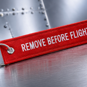 Remove Before Flight - Keyring